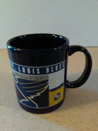 St.  Louis Blues Hockey Club 2000 - 2001 Maxwell House 14th Annual Blue Coffee Mug