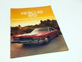 1973 Mercury Marquis Brougham Deluxe Brochure
