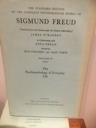 STANDARD EDITION OF THE COMPLETE PSYCHOLOGICAL SIGMUND FREUD 24 VOL 1981 3