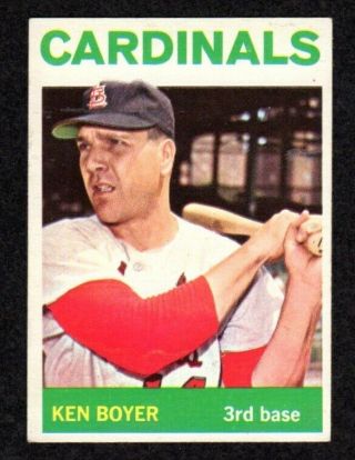 1964 Topps 160 Ken Boyer St.  Louis Cardinals Vintage Baseball Card Ex,