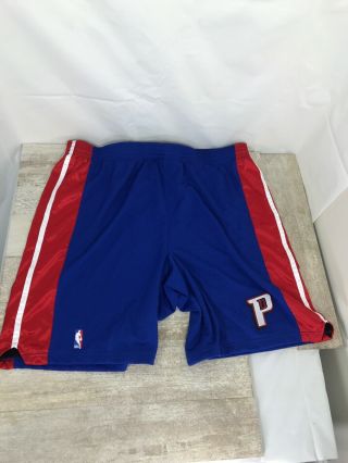 Detroit Pistons 3xl (50),  2 Adidas Authentic On - Court Team Issued Pro Cut Shorts