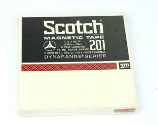 Scotch 201 Reel To Reel Tape 1/4 " X 1200 Ft Factory
