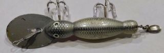 Imitation Bomber Bait Co " Waterdog / Water Dog Lure Grey / Silver W/scales