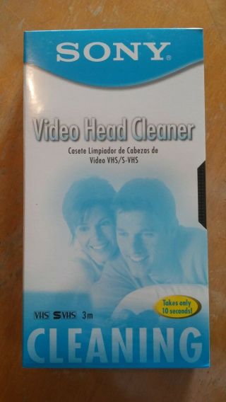 Sony Video Head Cleaner T - 6cldl Vhs Nos Factory S - Vhs