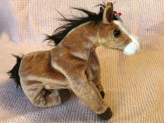 Ty Beanie Babies Retired Vintage 2000 Golden Brown Horse Oats 3