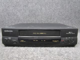 Emerson Model Ev406n Vcr Vhs 4 Head Player Recorder Home Theater Tape