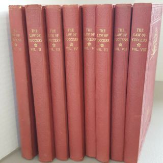 The Law of Success By Napoleon Hill 8 Rare Books 1947 Hardcover 3