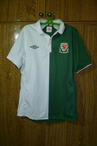 Wales Cymru Umbro Football Shirt Away 2012/2013 Soccer Jersey Men Size S Small