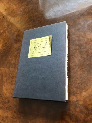 Signed By Kurt Vonnegut Jailbird,  Limited Numbered Edition With Slipcover