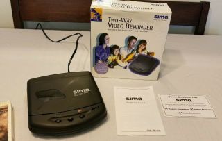 Sima Two Way Video Rewinder Model Srw - V2hw (1997) (great)