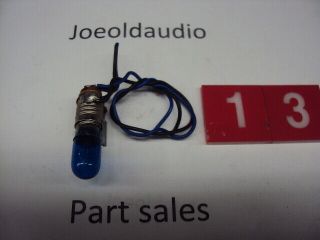 Jvc Jr - S100 Blue Meter Lamp & Socket.  Parting Out Jr - S100