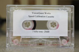 Speed Calibration Audio Cassette