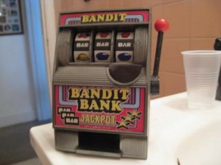 Vintage Slot Machine One Arm Bandit 1970`s Takes Coins