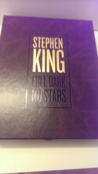 Stephen King Lettered Edition - Full Dark No Stars