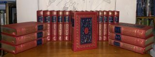 Of Charles Dickens Franklin Library - Oxford Edition 21 Vol Ornate Leather