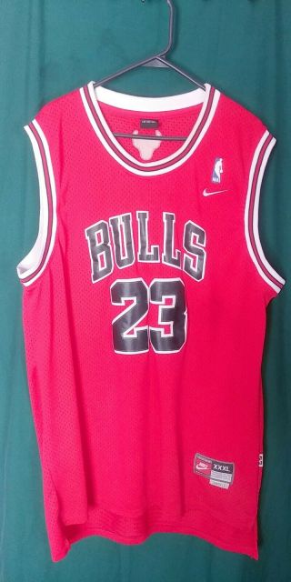 Nike Size 3xl Nba Chicago Bulls " Michael Jordan " 23 Basketball Jersey