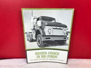 Rare 1940s Ford Diesel Trucks Dealer Sales Brochure