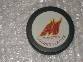 Moncton Golden Flames Puck Ahl American Hockey League 1982 - 1987 Viceroy Slug