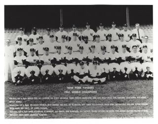 1961 York Yankees 8x10 Team Photo Baseball Mlb Picture Ny World Champs