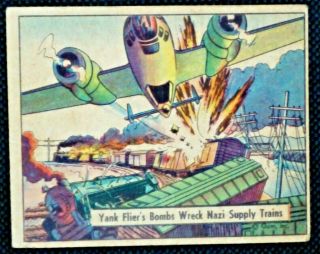 Authentic Vintage 1941 War Gum Trading Card 89 Yank Flier 