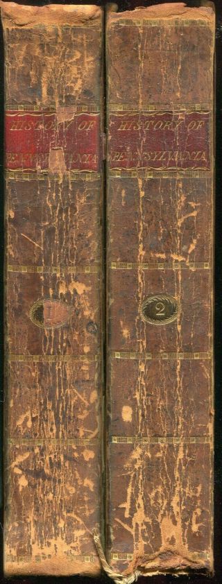 The History Of Pennsylvania In North America By Robert Proud - 2 Vol - 1797/98