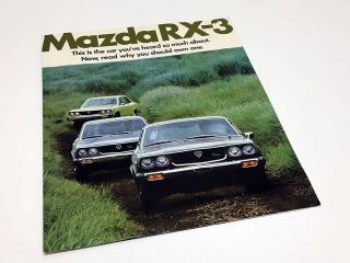 1973 Mazda Rx - 3 Brochure