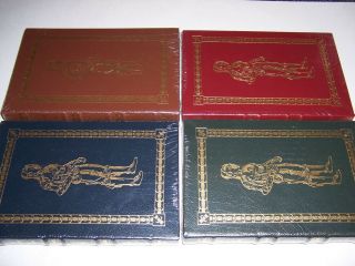 Easton Press I,  ROBOT Caves of Steel Naked Sun Dawn by Isaac Asimov 4 vols - 2
