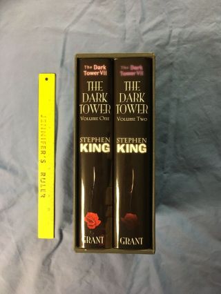 Stephen King Signed Limited Numbered The Dark Tower Vii Signed By King & Whelan