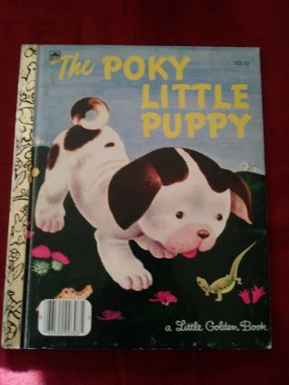 Vintage 1970 The Poky Little Puppy A Little Golden Book