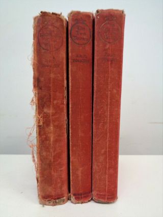 1954 - 55 J.  R.  R Tolkien Lord Of The Rings Trilogy 3 Vols First Edition 2nd/2nd/1st
