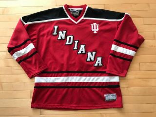 Indiana Hoosiers Hockey Jersey 99 By Steve & Barry 