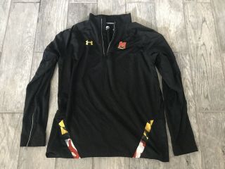 Maryland Under Armour Team Issued Warmup Jacket Large