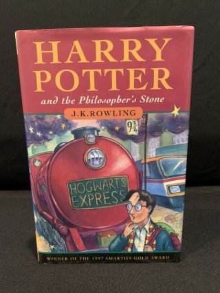 1st Edition,  4th Print U.  K.  Hardcover Harry Potter And The Philosopher 