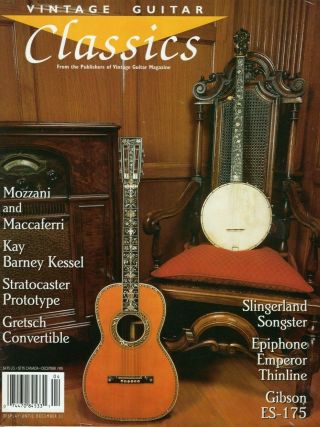 Vintage Guitar Classics Barney Kessel Gretsch Convertible Slingerland Songster