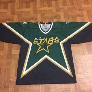 Vintage Dallas Stars Ccm Hockey Jersey Nhl Sz L