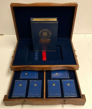 Speaking My Mind 10/5000 Hand Signed By Ronald Reagan First Edition Oak Box