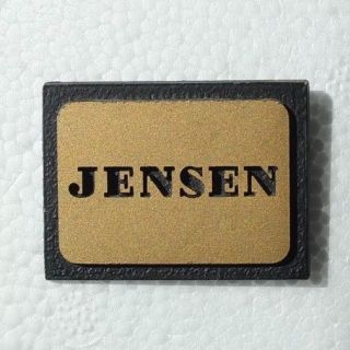 Metal Grille Emblem For Vintage Jensen Spectrum 520 530 540 550 Speakers,  C.  1977