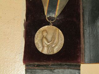 Vintage For God And Country American Legion School Award Medal 1925