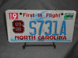 North Carolina Specialty License Plate Tag Nc State University 2014