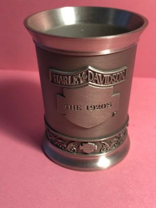 Harley - Davidson Fine Pewter Limited Edition Shot Glass 1920 
