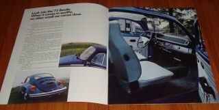 1973 Volkswagen VW Beetle Sales Brochure 2
