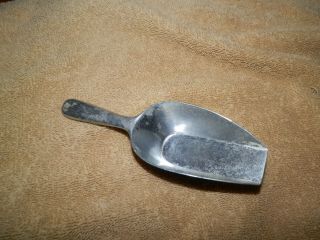 Vintage Germany 110 Small Aluminum Scoop Spices Grains Farmhouse Collectible