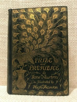 Pride And Prejudice - Jane Austen - Peacock Binding - 1894 First Edition