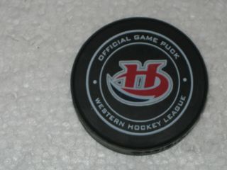 Lethbridge Hurricanes Whl Official Game Puck Western Hockey League 2018