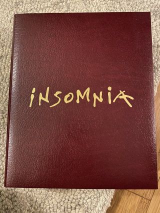 Stephen King Insomnia Signed Limited Edition