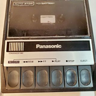 Panasonic Rq - 309s Portable Cassette Tape Player Recorder Vintage 1974 - 1975