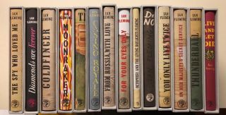 James Bond,  Ian Fleming,  First Edition Library (fel),  Complete 14 Book Set