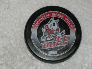 Niagara Icedogs Official Game Puck Ohl Ontario Hockey League 2008