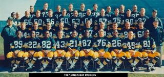 1967 Green Bay Packers 8x10 Team Photo Football Nfl Picture Color