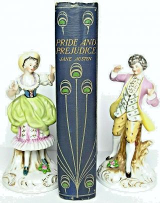 First Edition Pride And Prejudice Love Peacock Story Art Nouveau Atq Jane Austen